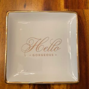 Hello Gorgeous Dresser Tray Dish Jewelry zgallerie